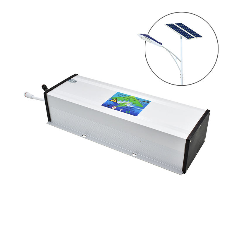 Batería recargable de iones de litio 25.6v 6ah Lifepo4 Lfp para farola solar de 24V con controlador solar