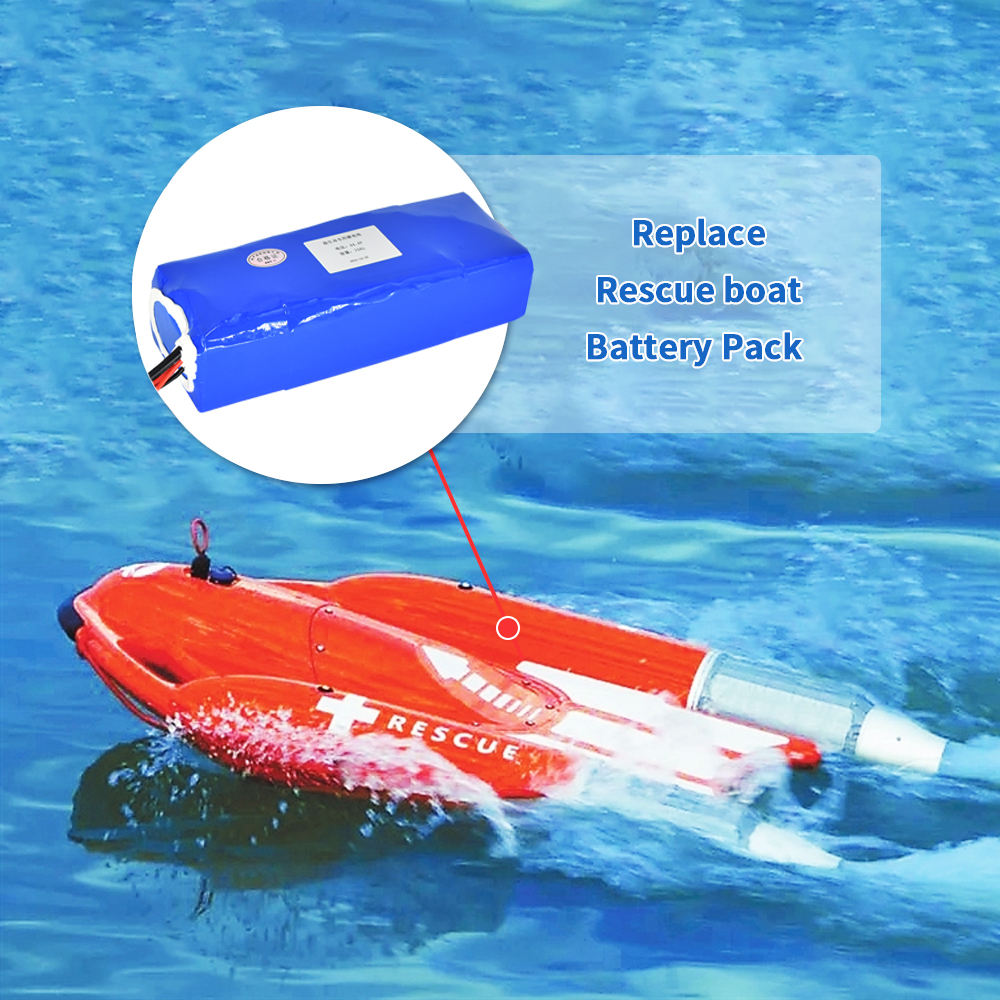 Paquete de batería de rescate de emergencia de ahogamiento con control remoto inteligente 18650