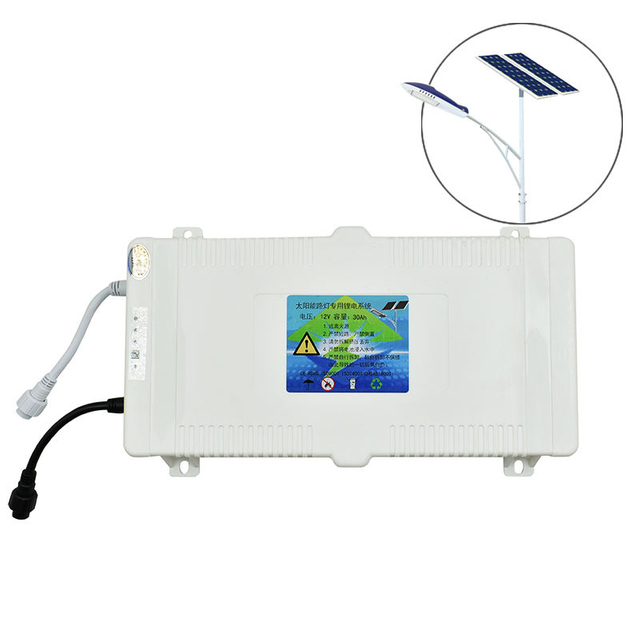 Batería de iones de litio LFP 12.8v 60ah Lifepo4 para farola solar con controlador solar