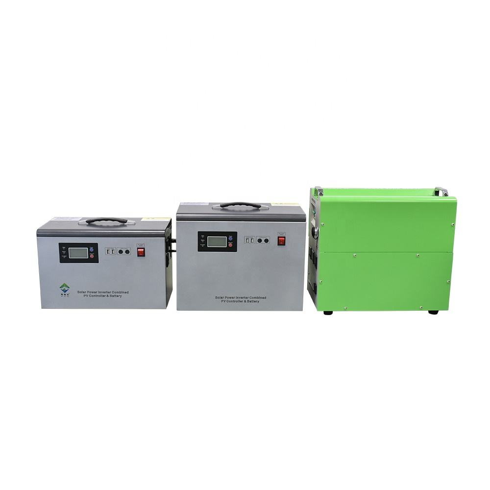 500/1000/2000W MPPT Generador solar 110V/220V Batería de litio Sistema de almacenamiento de energía solar portátil