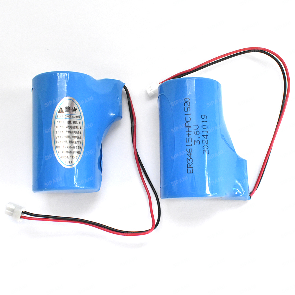 Célula primaria ER34615+HPC1520 de la batería 3.6V 19Ah Li-SOCL2 del cloruro de tionilo del litio de alta energía específica