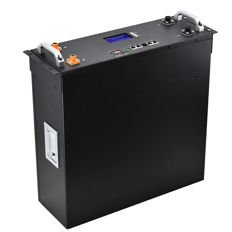 Batería de fosfato de iones de litio de montaje en rack de servidor de 48V 5kw 10kw 48v 50ah 100ah 200ah Lifepo4 Gabinete de batería Batería de inversor solar 
