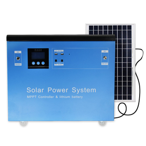 Todo en uno 5KW 1500WH Off Grid Pequeño generador de energía solar portátil recargable Sistema de energía para Oriente Medio África