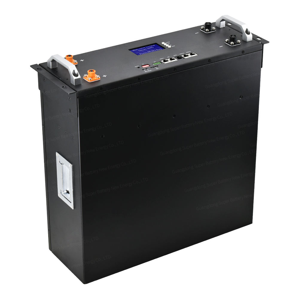 Batería de litio de montaje en rack de 48V 50ah 100ah 150ah 200ah 300ah Baterías de gabinete de servidor Sistema de respaldo de almacenamiento solar ESS Batería Lifepo4 51.2V 5kwh 10kwh 15kwh