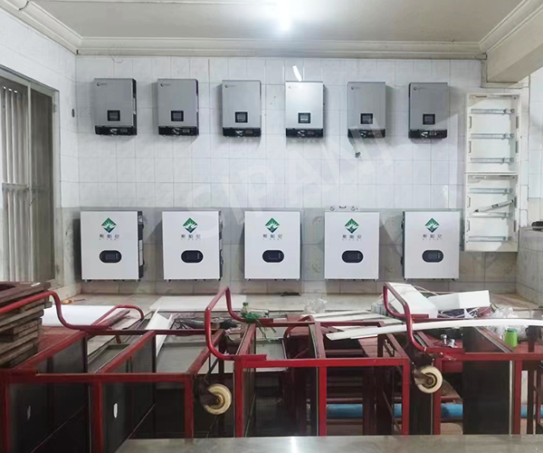 Batería montada en la pared de 50kWh en Myanmar