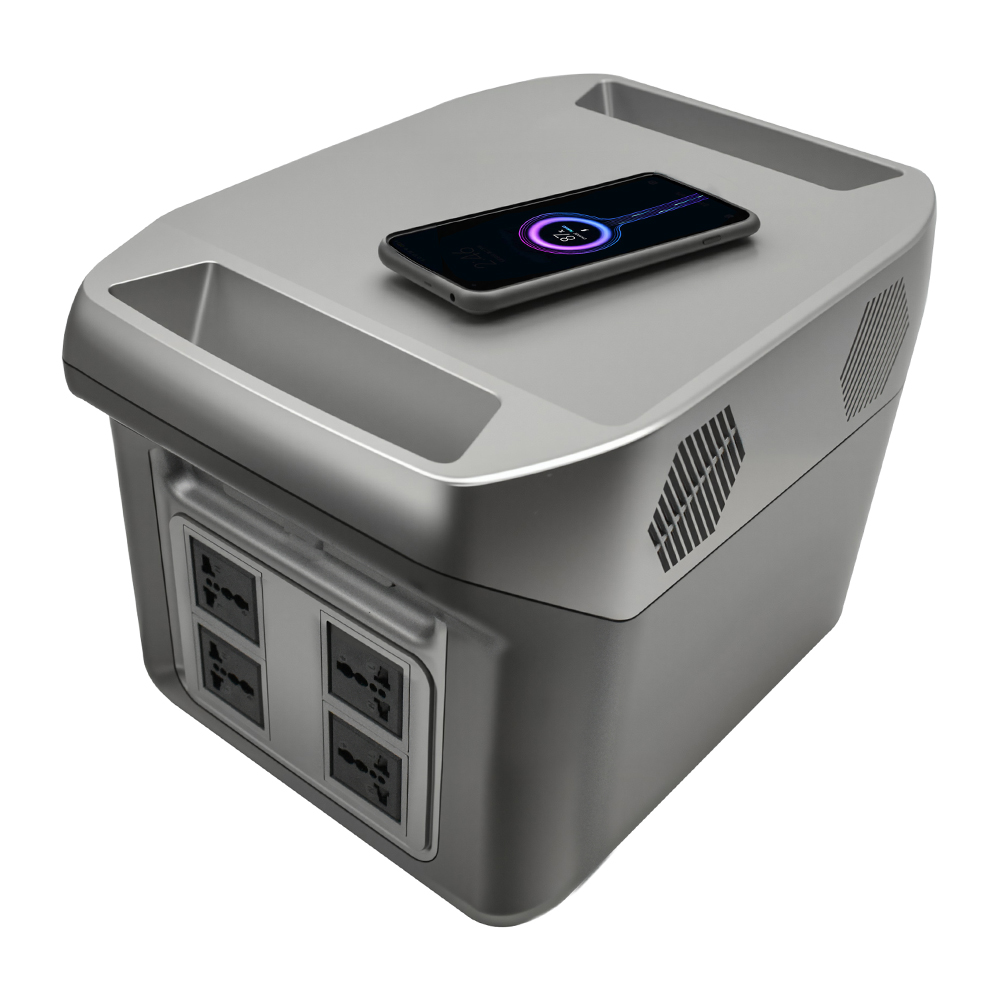 Estación de energía portátil Sipani-1000W, iones de litio (LFP), AC, DC, USB-A, USB-C, QC 3.0, carga inalámbrica